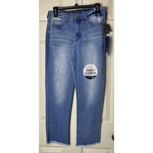 Celebrity Blues Womens‎ Jeans Slimming Tummy Control High Rise Straight Sz 6